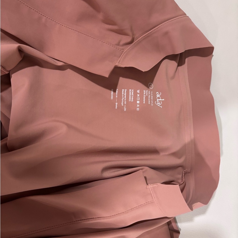 NWOT ADAY Something Borrowed Technical Button Down - Dusty Rose - Large - Picture 4 of 14